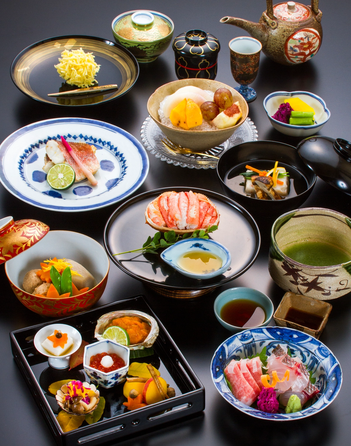 秋のコース料理 一例